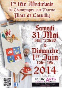 1er Flyer - Médiévales de Champigny 2014